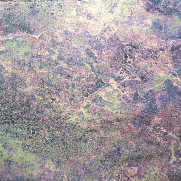 Tie-dye fabric in shades of lilac, purple, blue, turquoise, and white - Picture 1 of 2